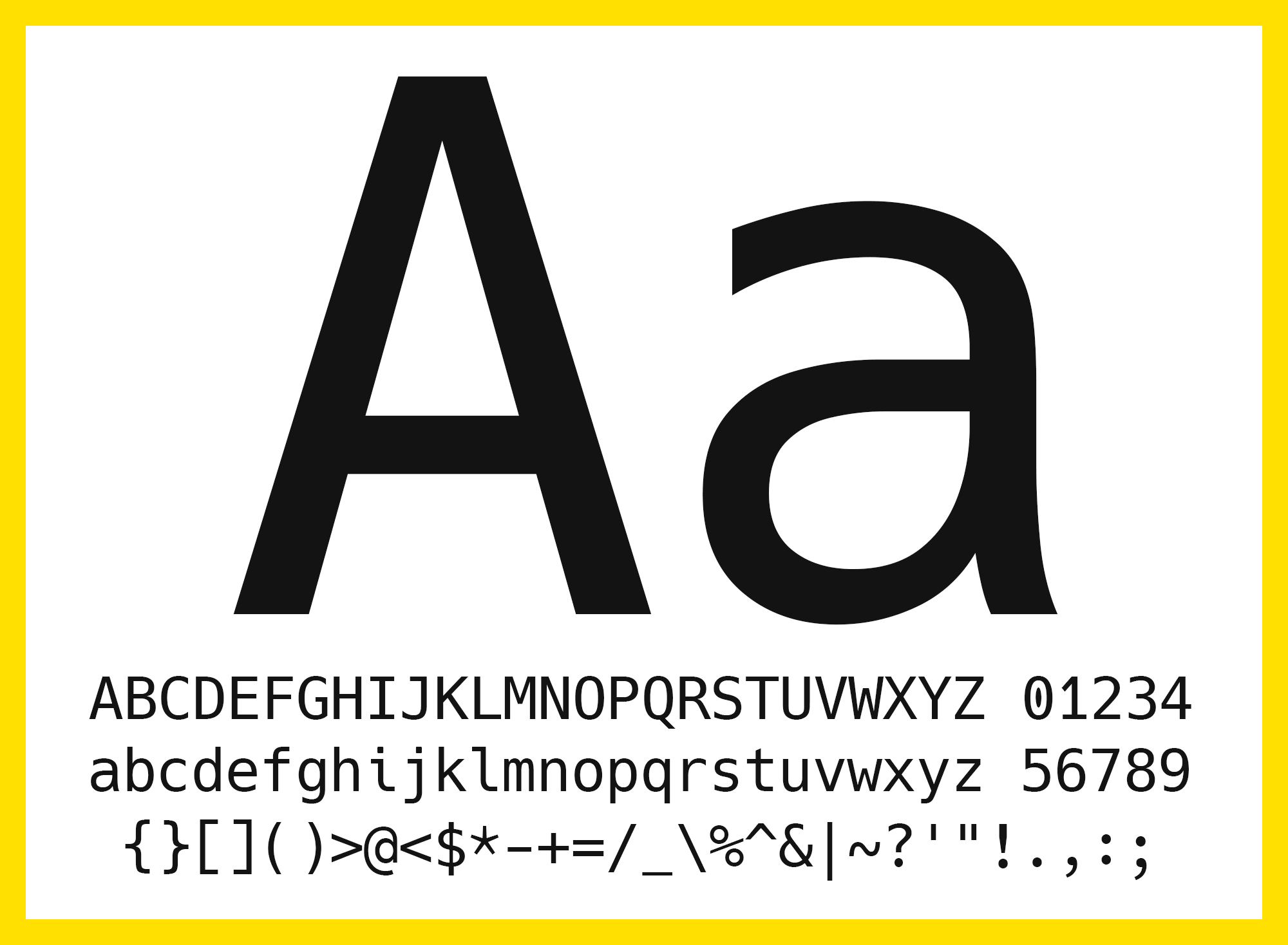 Hack &mdash; a typeface designed for source code